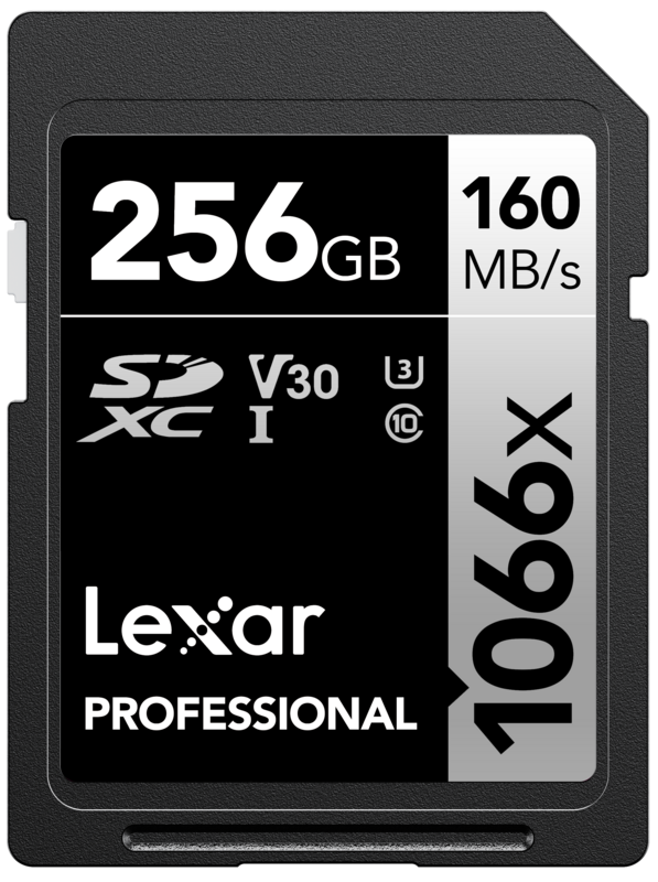 Lexar Professional 1066x SILVER 256GB SDXC 160mb/s