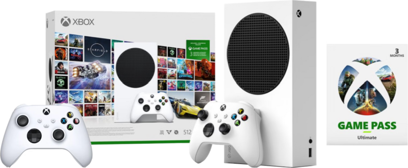 Xbox Series S + 3 Maanden Game Pass Ultimate bundel + Tweede Controller Wit