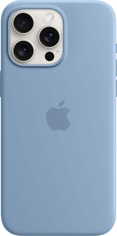 Apple iPhone 15 Pro Max Back Cover met MagSafe Winterblauw