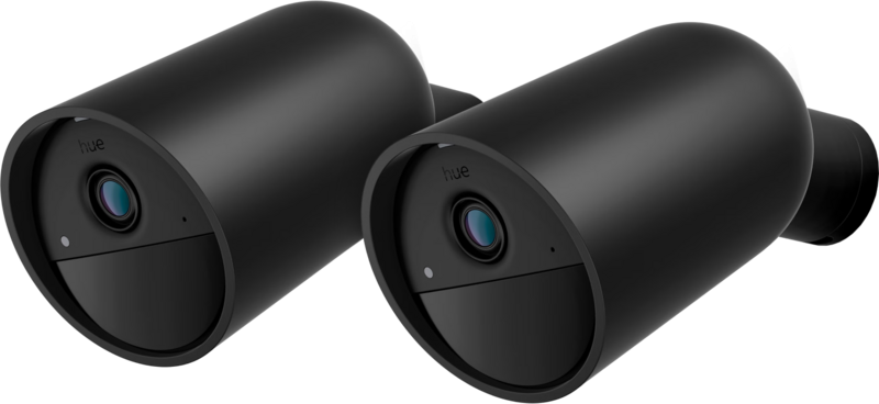Philips Hue Secure beveiligingscamera met batterij Zwart 2-pack