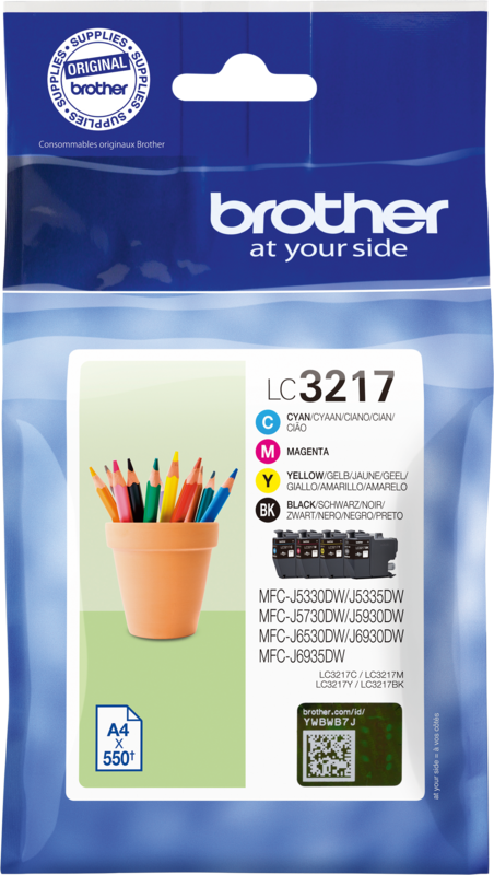 Brother LC3217 Cartridge 4-Pack