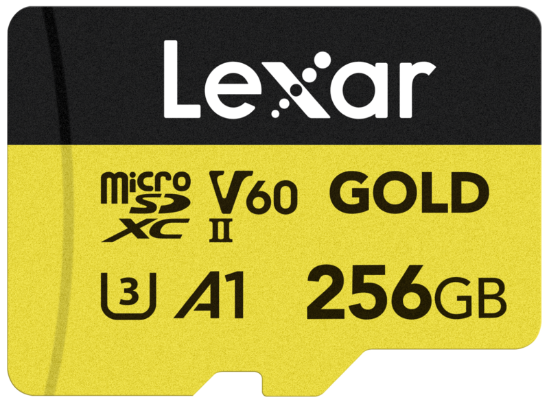 Lexar Professional GOLD 256GB microSDXC 280mb/s