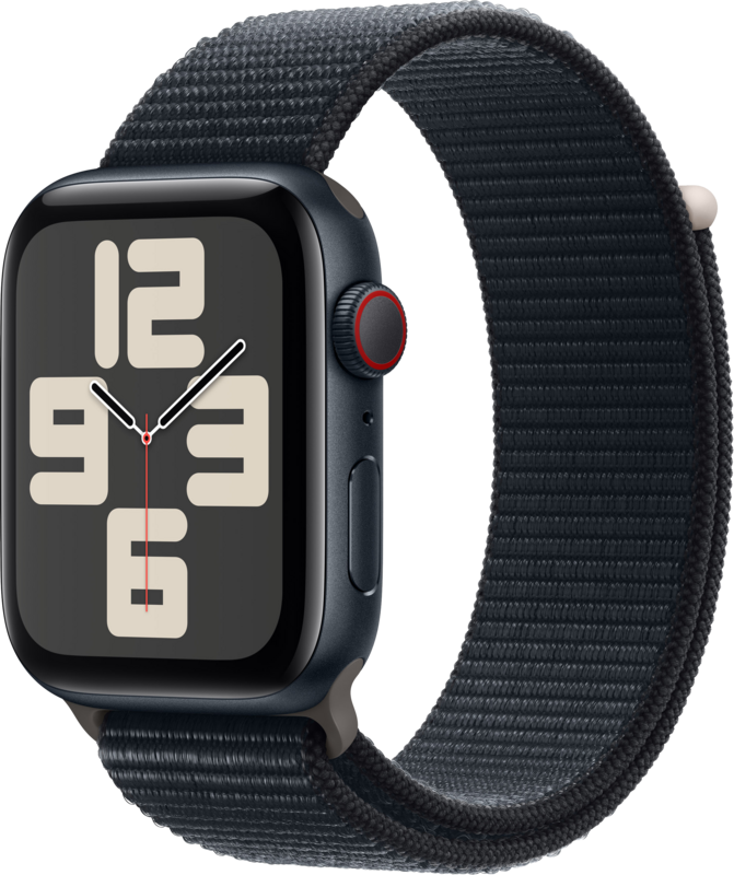 Apple Watch SE (2022) 4G 44mm Midnight Aluminium Sport Loop