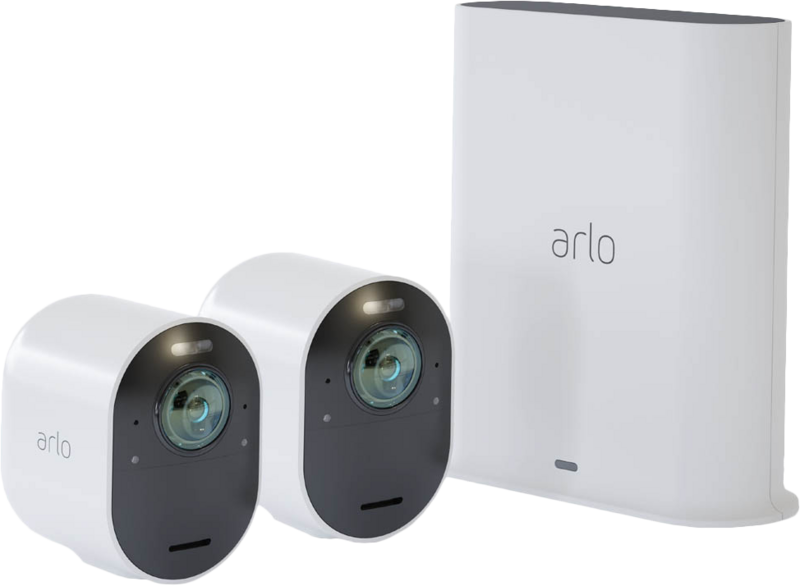 Arlo Ultra 2 Beveiligingscamera 4K Wit Duo Pack