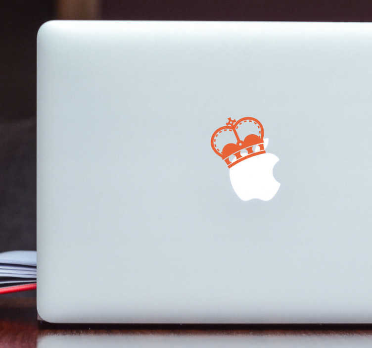 Laptop sticker kroon