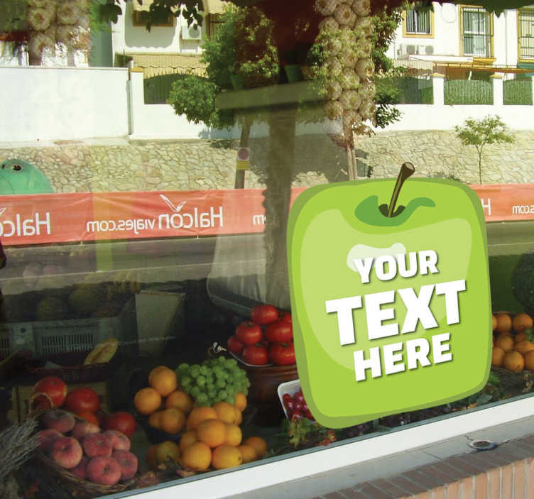 Sticker appel promotie fruitwinkel