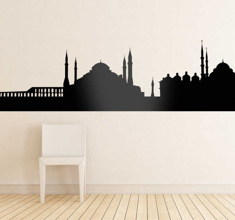 Sticker skyline Istanbul