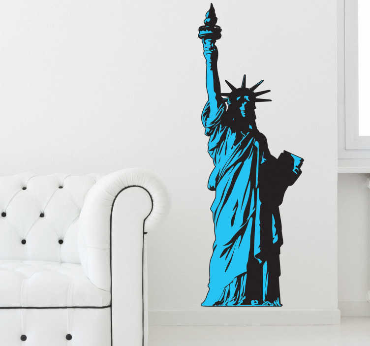 Sticker Statue of Liberty Manhattan