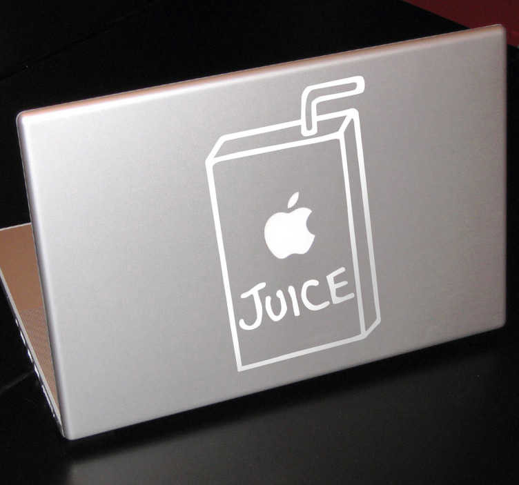 Sticker voor Mac Apple Juice