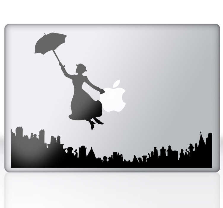 Laptopsticker Mary Poppins