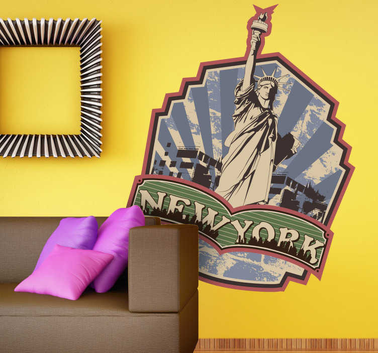 Sticker Statue of Liberty New York