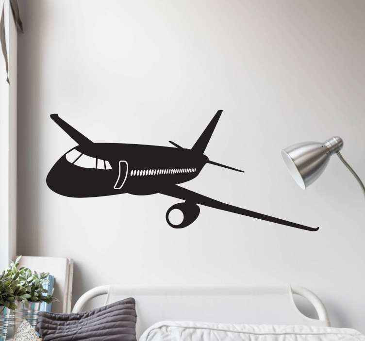 Stickers commercieel vliegtuig