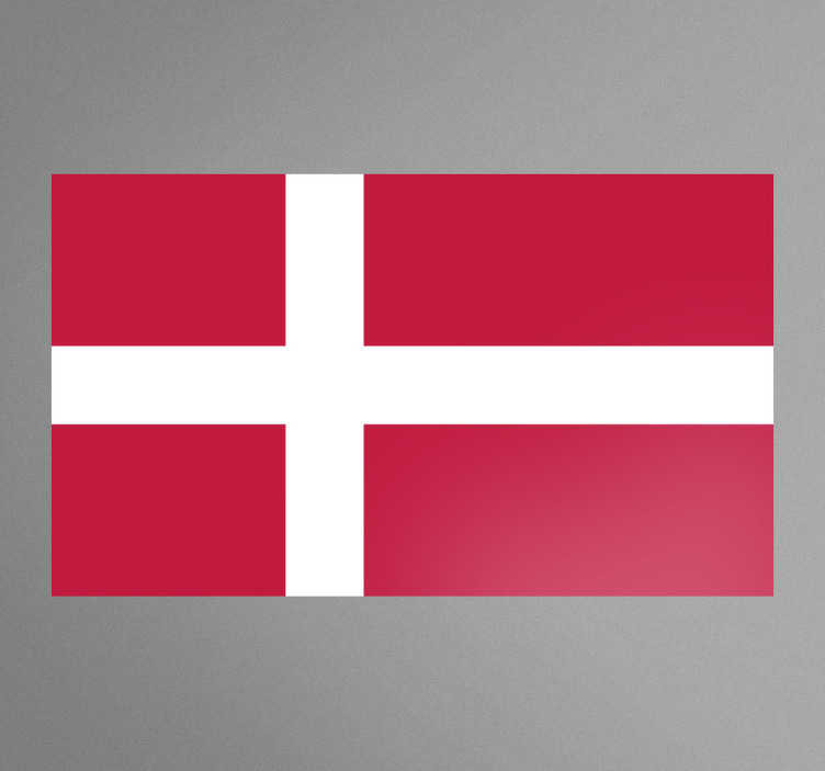 Muursticker vlag Denemarken
