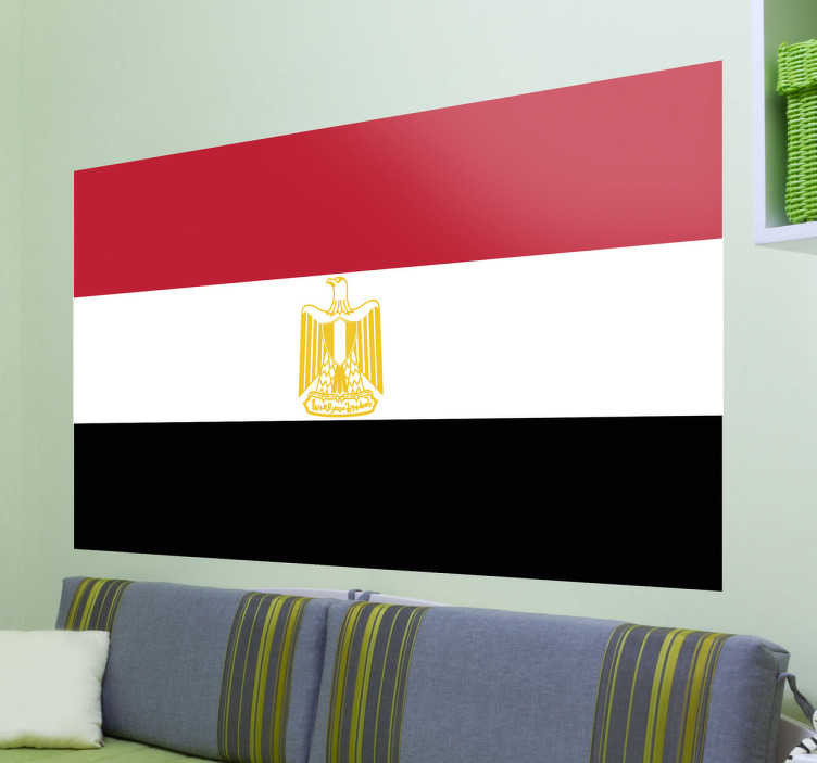 Muursticker vlag Egypte