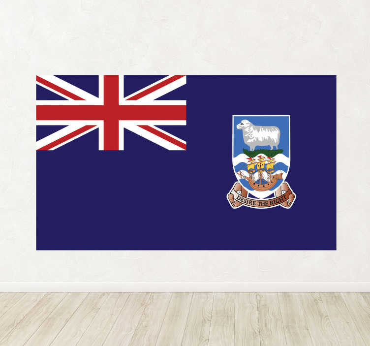 Falkland Eiland Vlag Muursticker