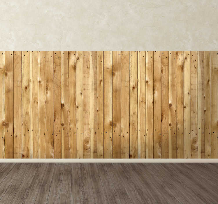 Stickerrand houten planken