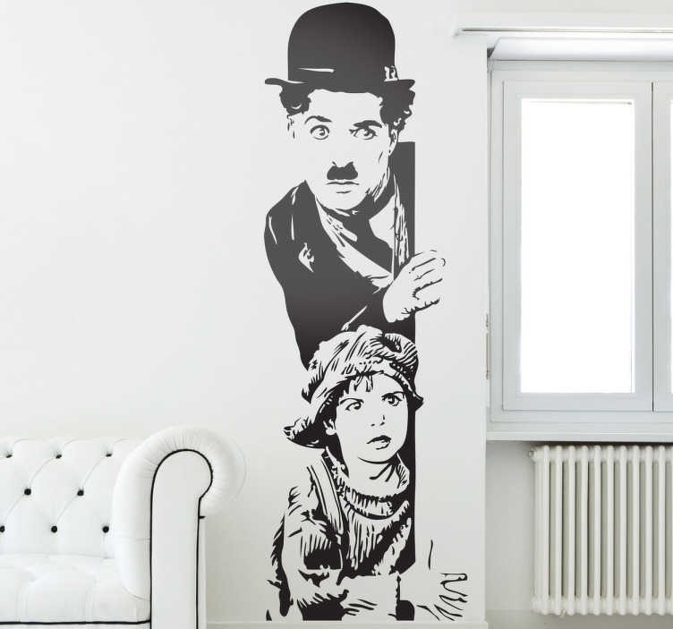 Sticker Charlie Chaplin