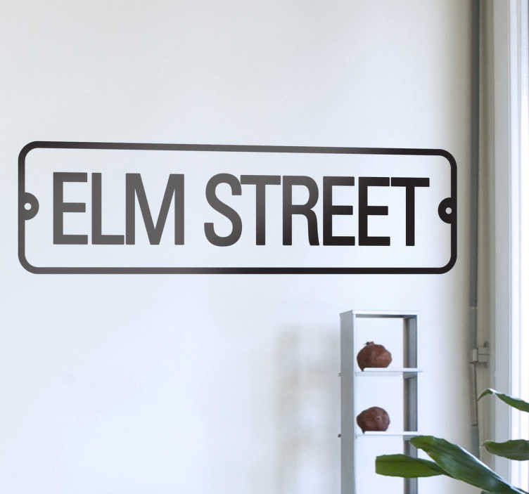 Sticker film Elm Street