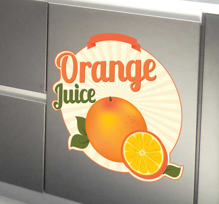 Sticker Orange Juice