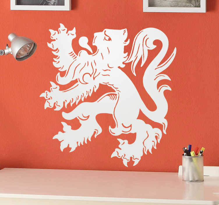 Belgische leeuw sticker