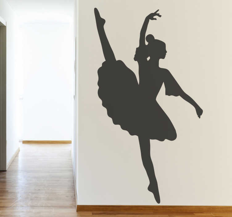 Sticker lenige ballerina