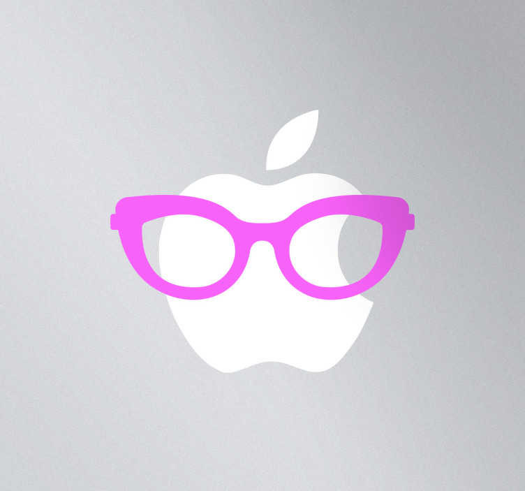 Damesbril Laptopsticker voor Macbook