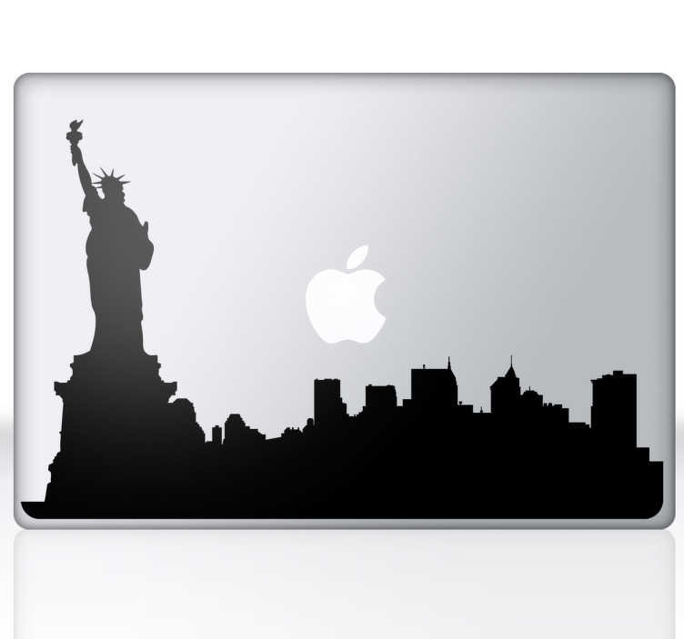 Sticker Laptop Skyline New York