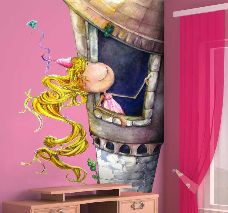 Sticker kinderen Rapunzel