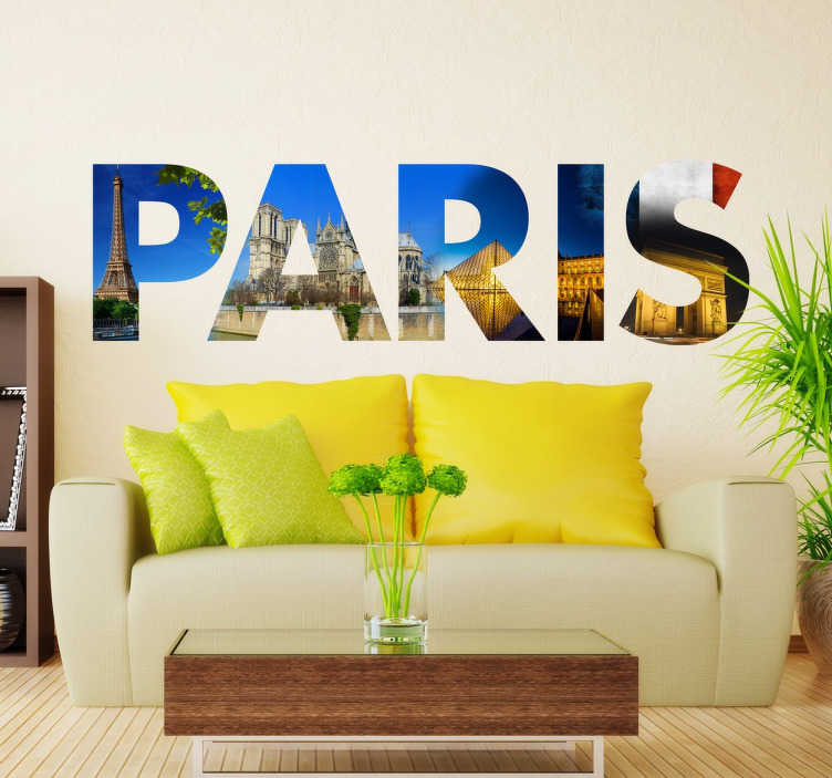 Parijs foto´s sticker