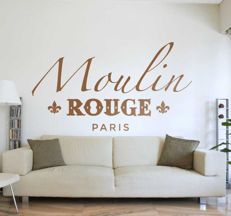 Sticker Moulin Rouge Parijs