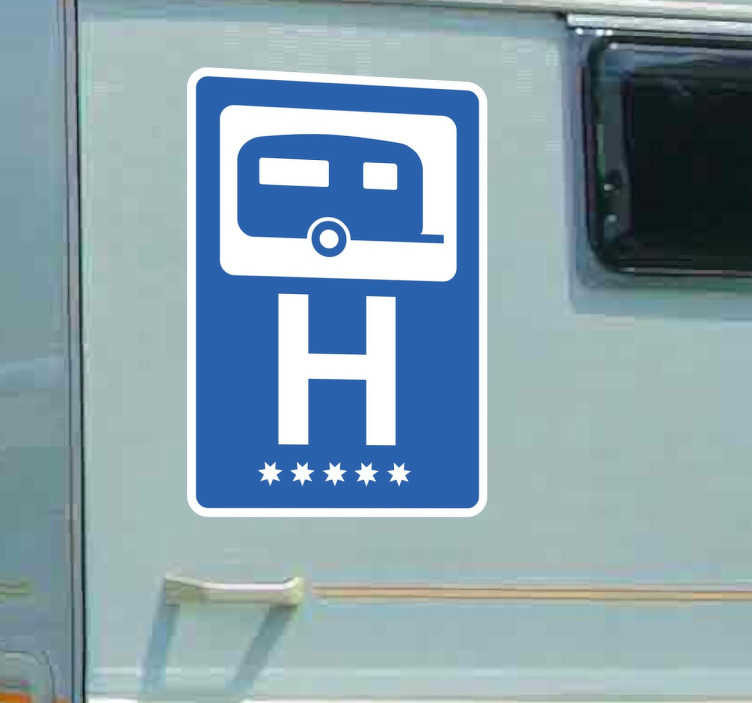 Caravan Hotel Sticker