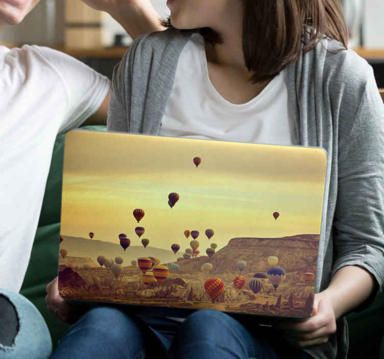 Cappadocia ballon festival laptopsticker