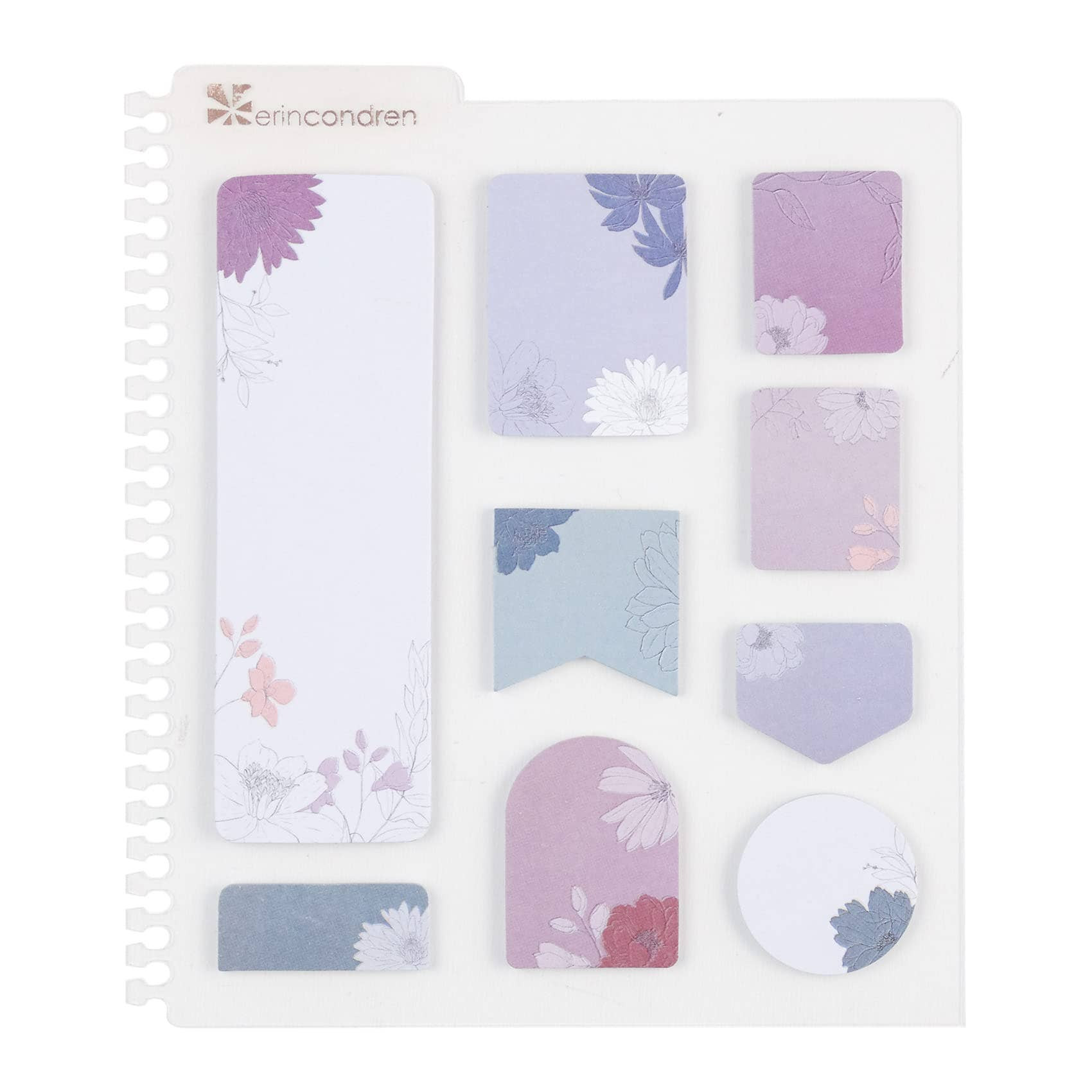 Erin Condren Universal Snap-In Stylized Sticky Notes - In Bloom