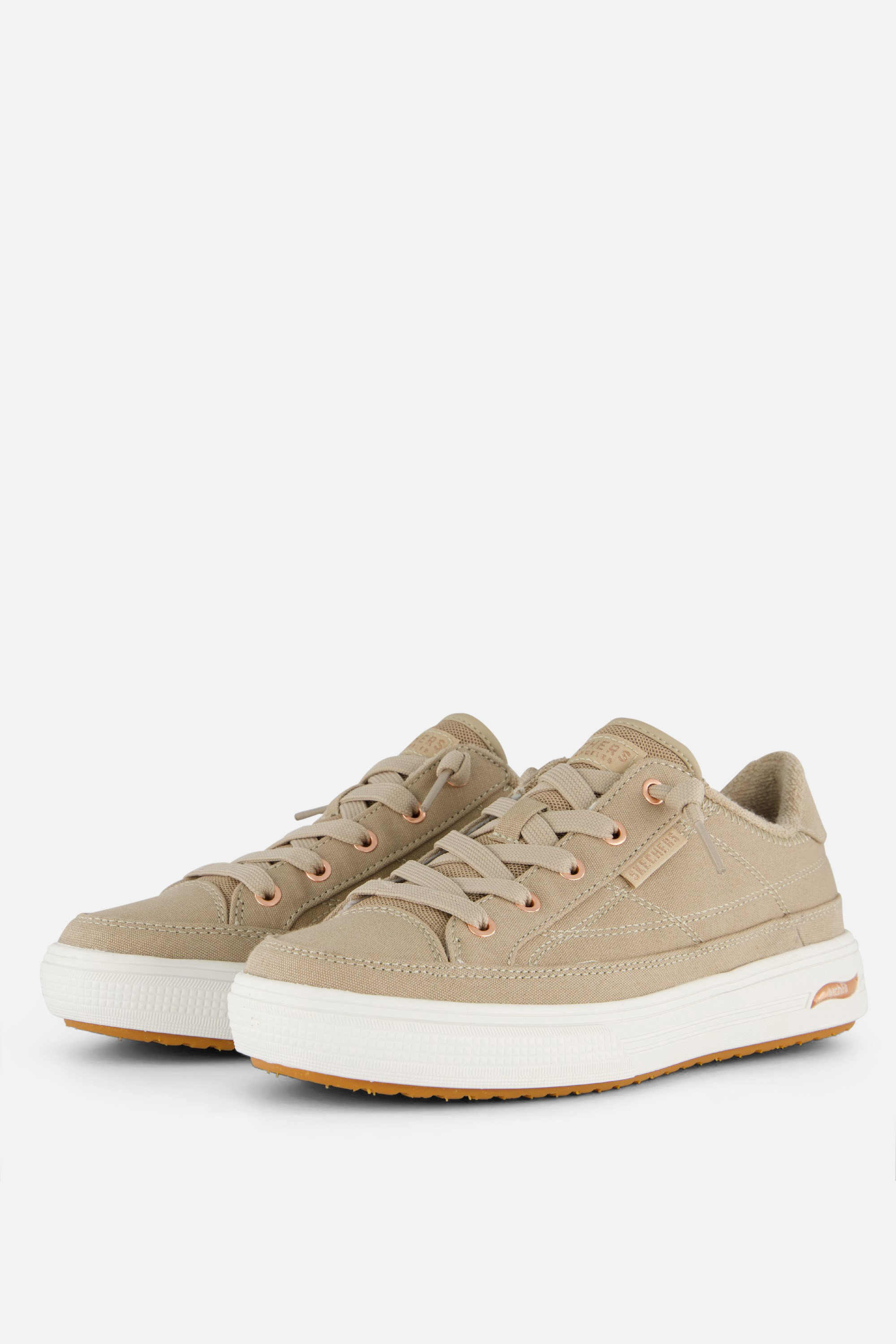 Skechers Skechers Arch Fit Arcade Sneakers taupe Textiel