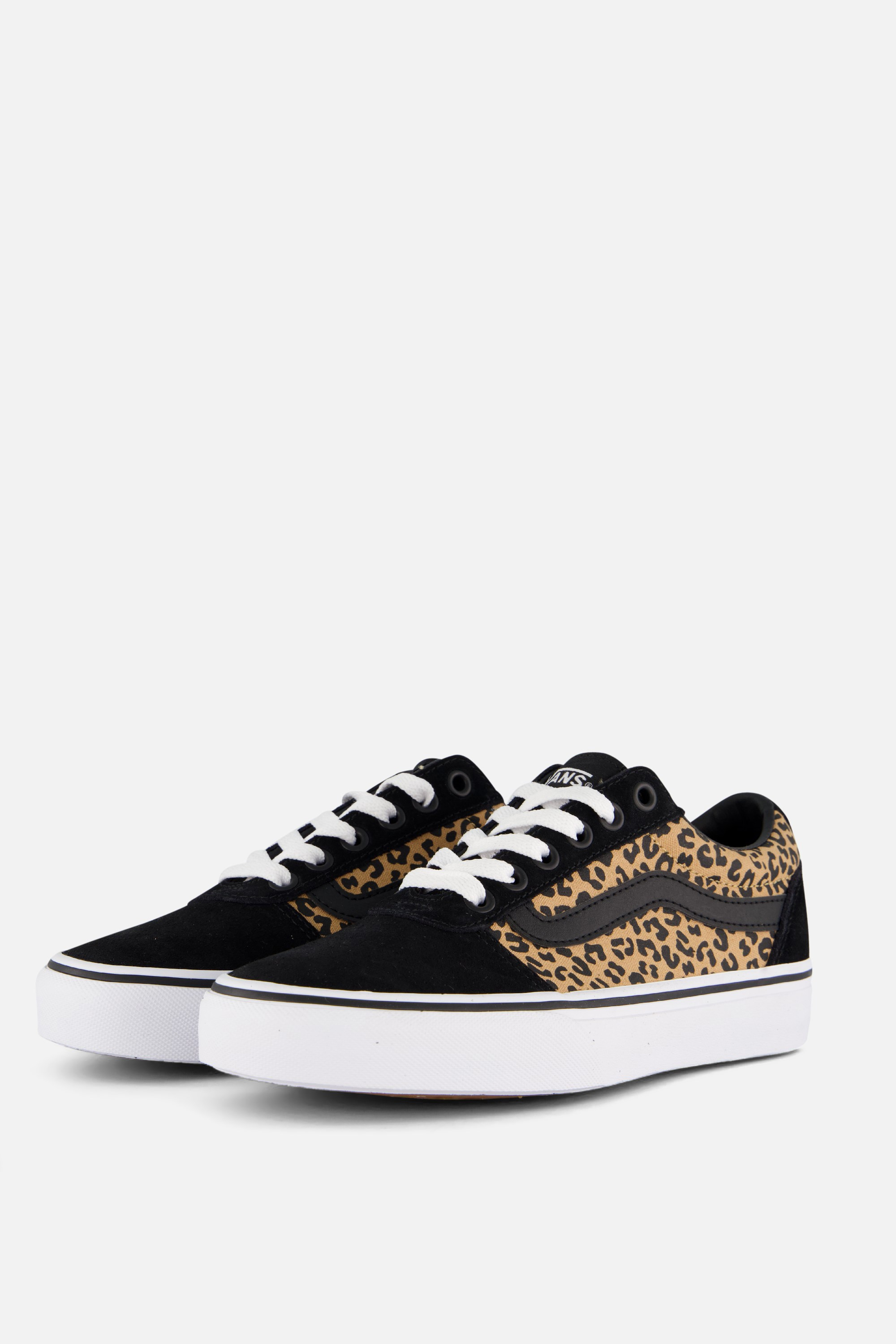 Vans Vans Ward Cheetah Sneakers zwart Canvas