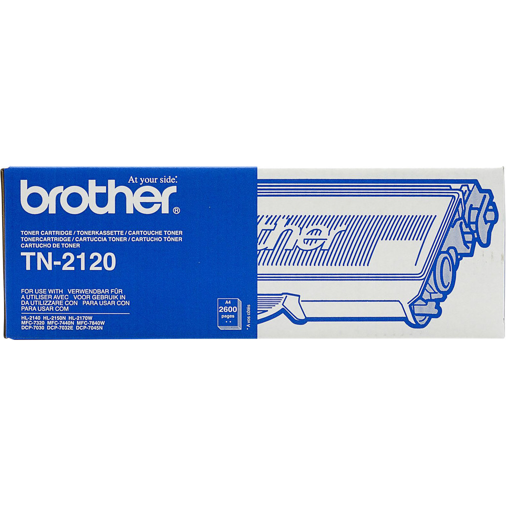Brother TN-2120 Toner Zwart (Hoge Capaciteit)