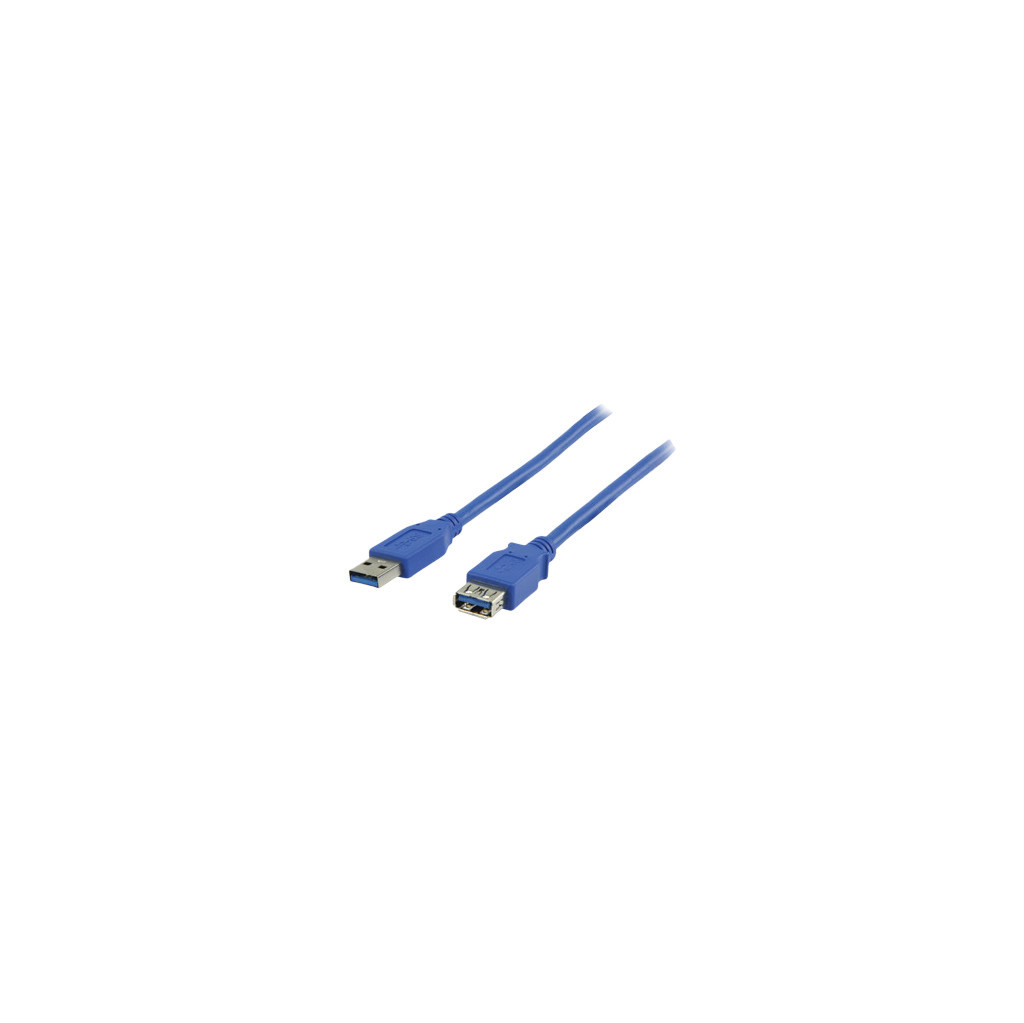 Valueline USB 3.0 Verlengkabel 3m blauw