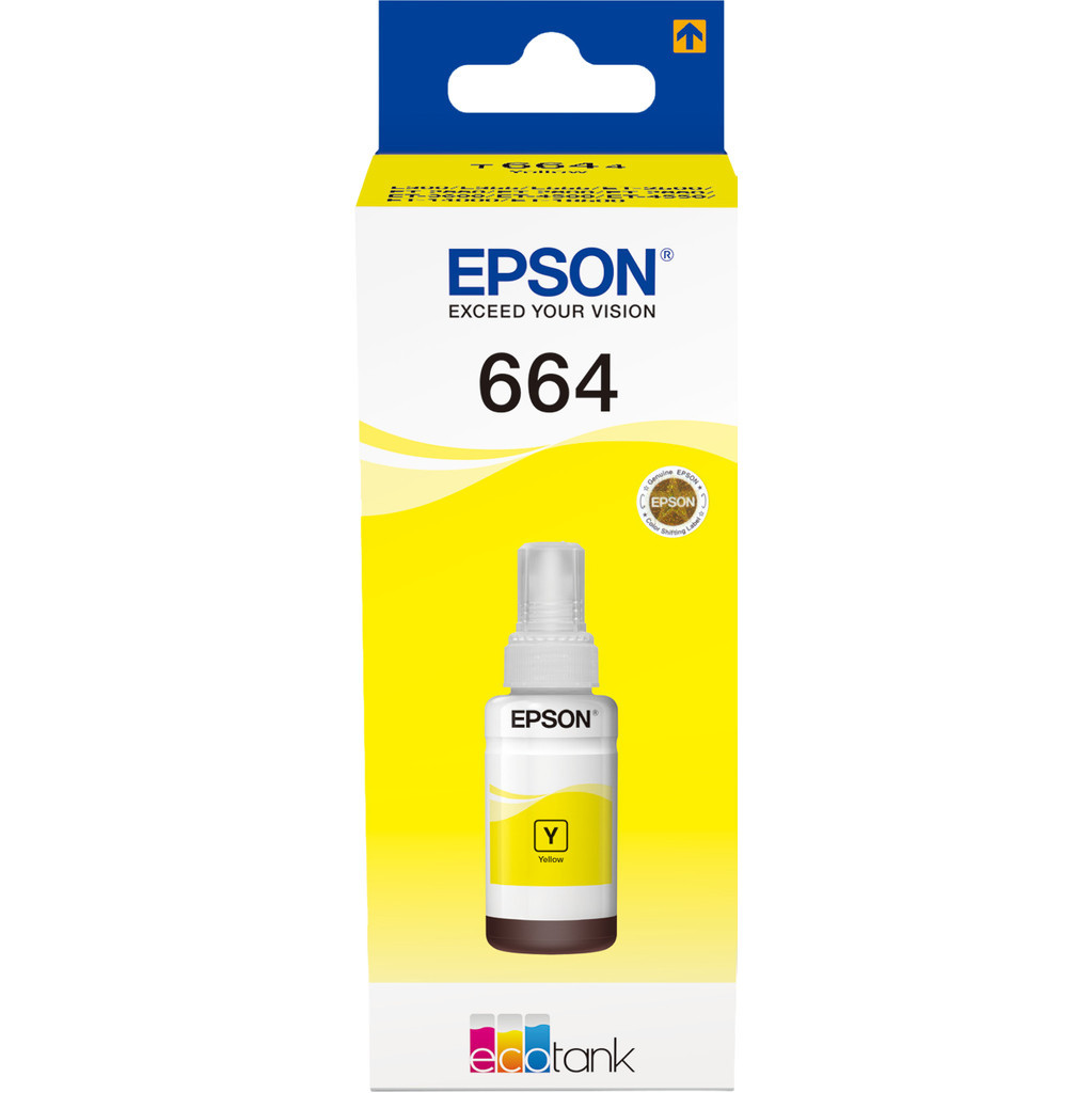 Epson T6644 Inktflesje Geel