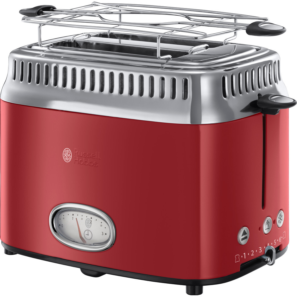 Russell Hobbs Retro Ribbon Rood Broodrooster