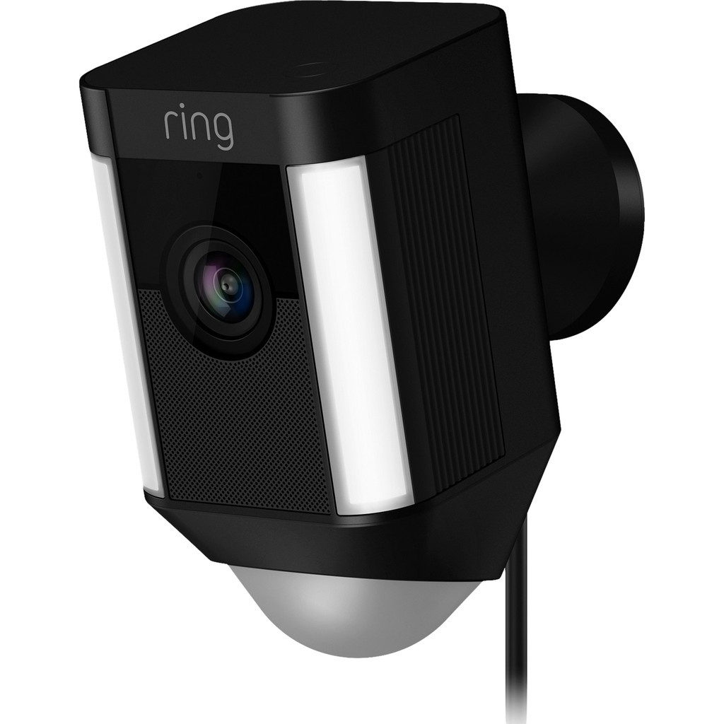 Ring Spotlight Cam Wired Zwart