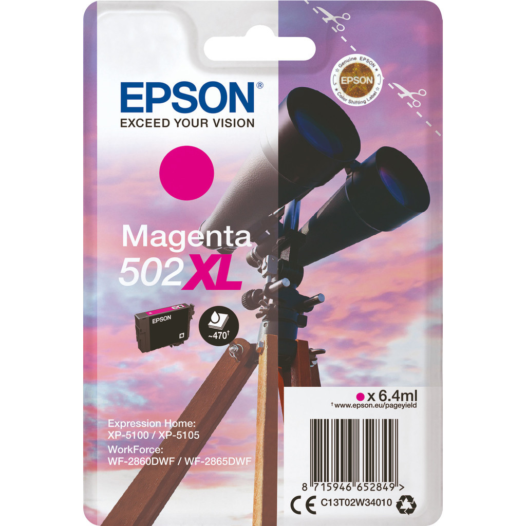 Epson 502XL Cartridge Magenta