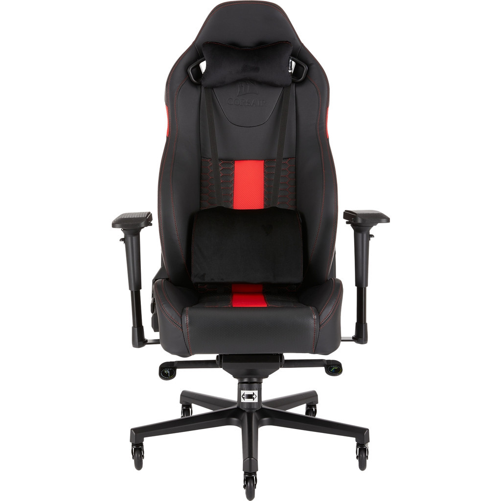 Corsair T2 Road Warrior Gaming Chair Zwart/Rood