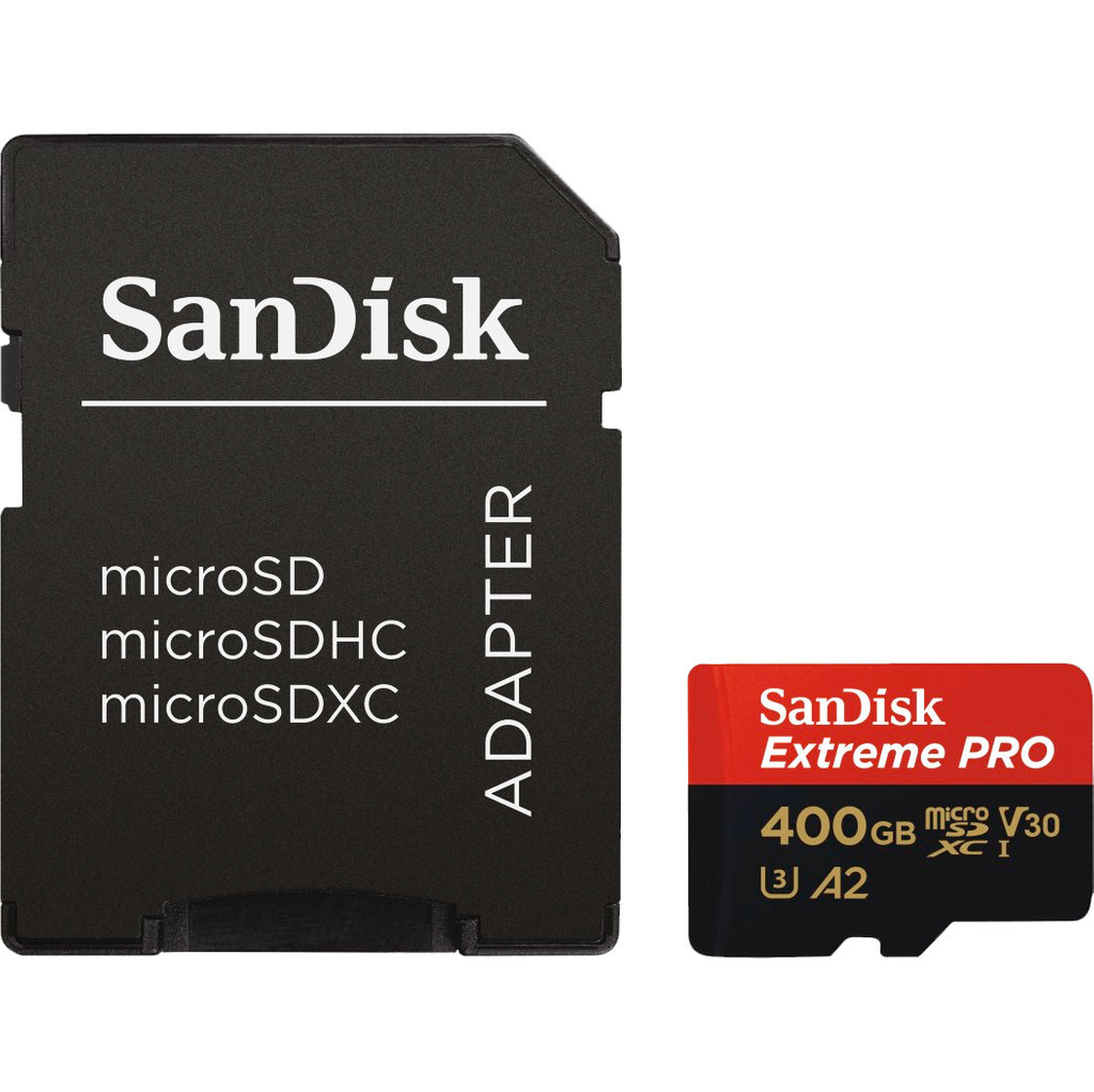 SanDisk MicroSDXC Extreme PRO 400GB 170MB/s + SD Adapter