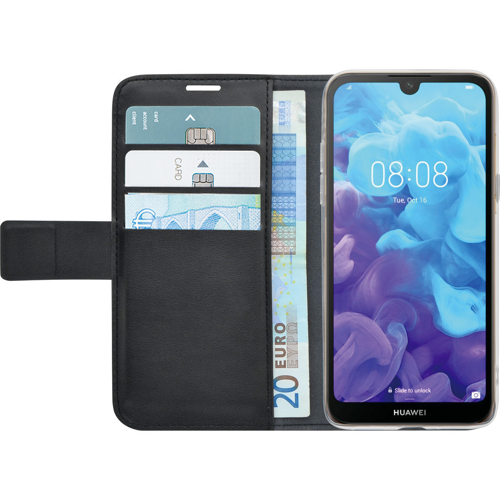 Azuri Wallet Magneet Huawei Y5 (2019) Book Case Zwart