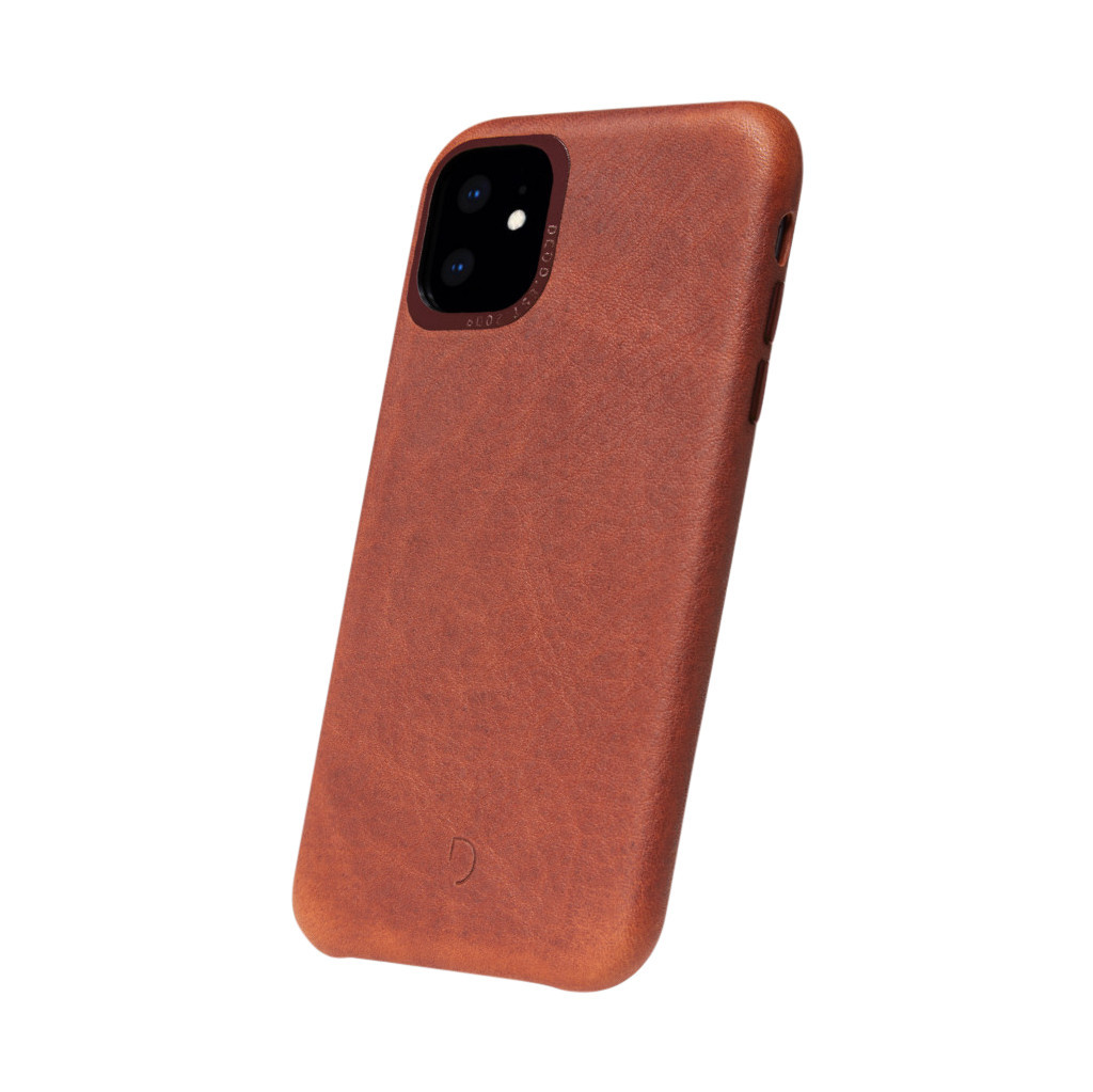 Decoded Apple iPhone 11 Back Cover Leer Bruin