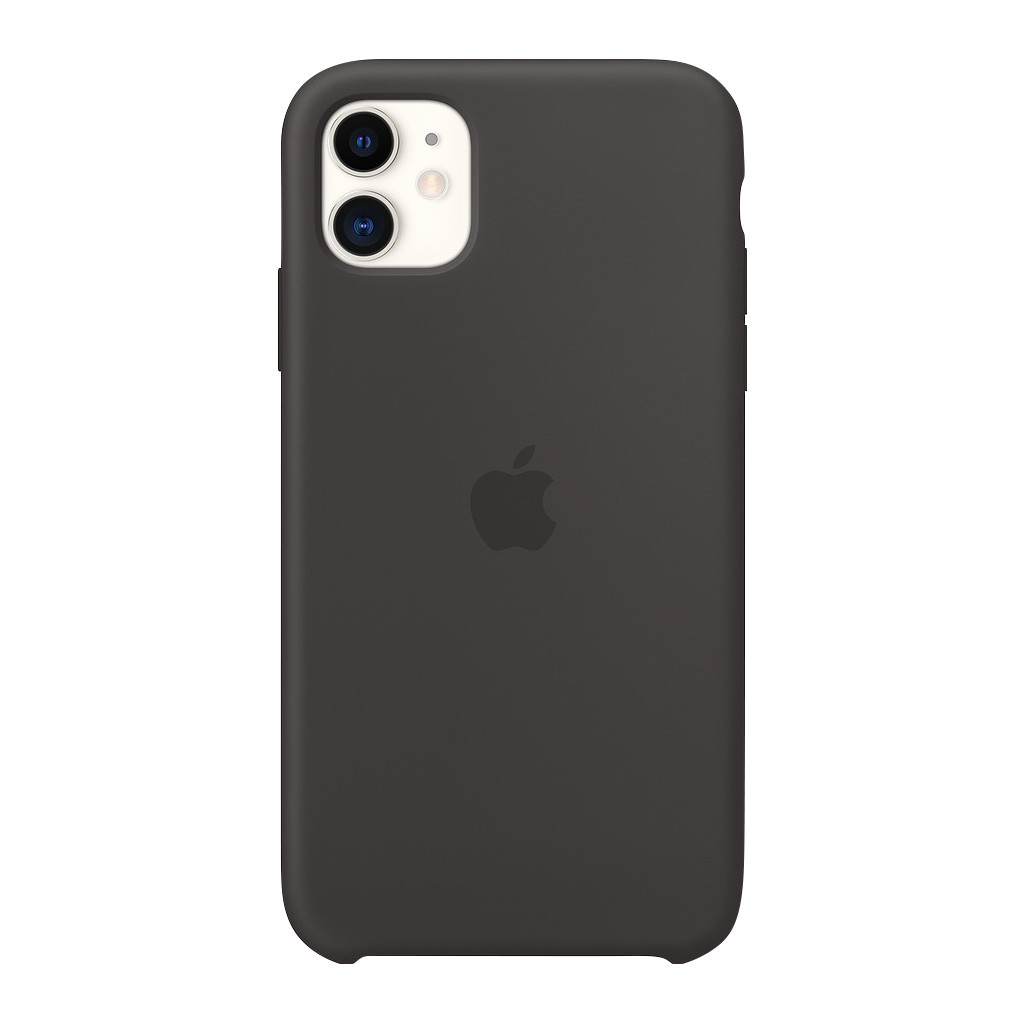 Apple iPhone 11 Silicone Back Cover Zwart