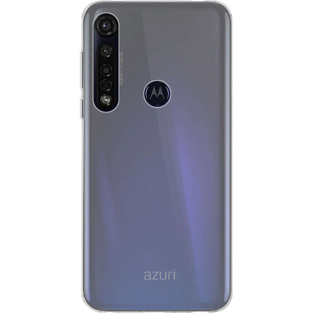 Azuri TPU Motorola Moto G8 Plus Back Cover Transparant