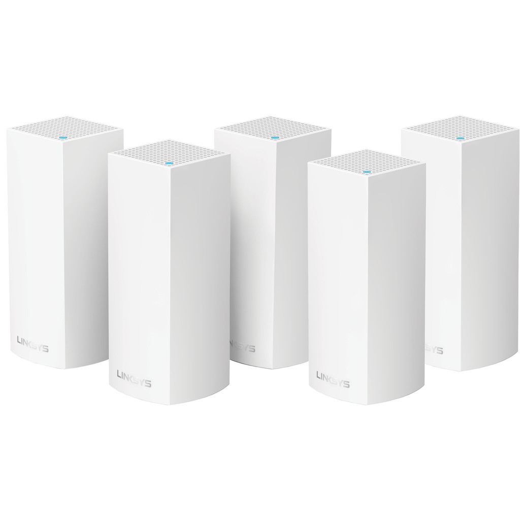 Linksys Velop tri-band Mesh Wifi (5-pack wit)