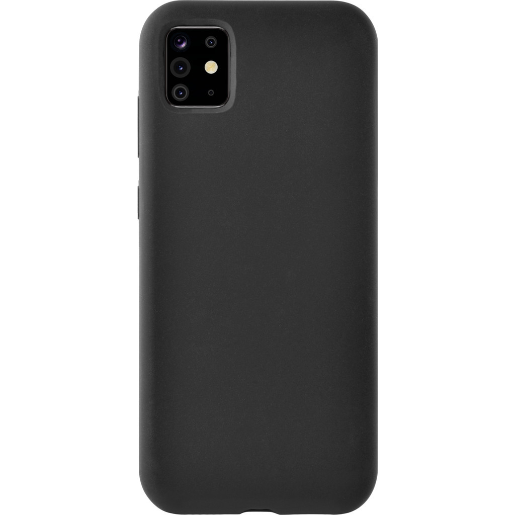 Azuri Samsung Galaxy Note 10 Lite Back Cover Siliconen Zwart