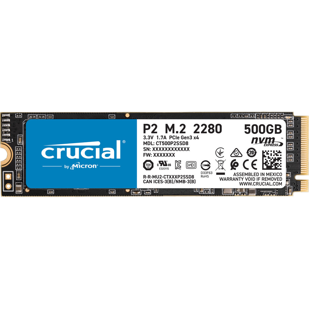 Crucial P2 SSD 500 GB